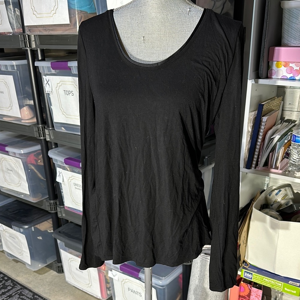 White House Black Market Black Top - Size L